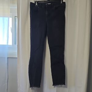 LOFT Dark Ankle Jeans